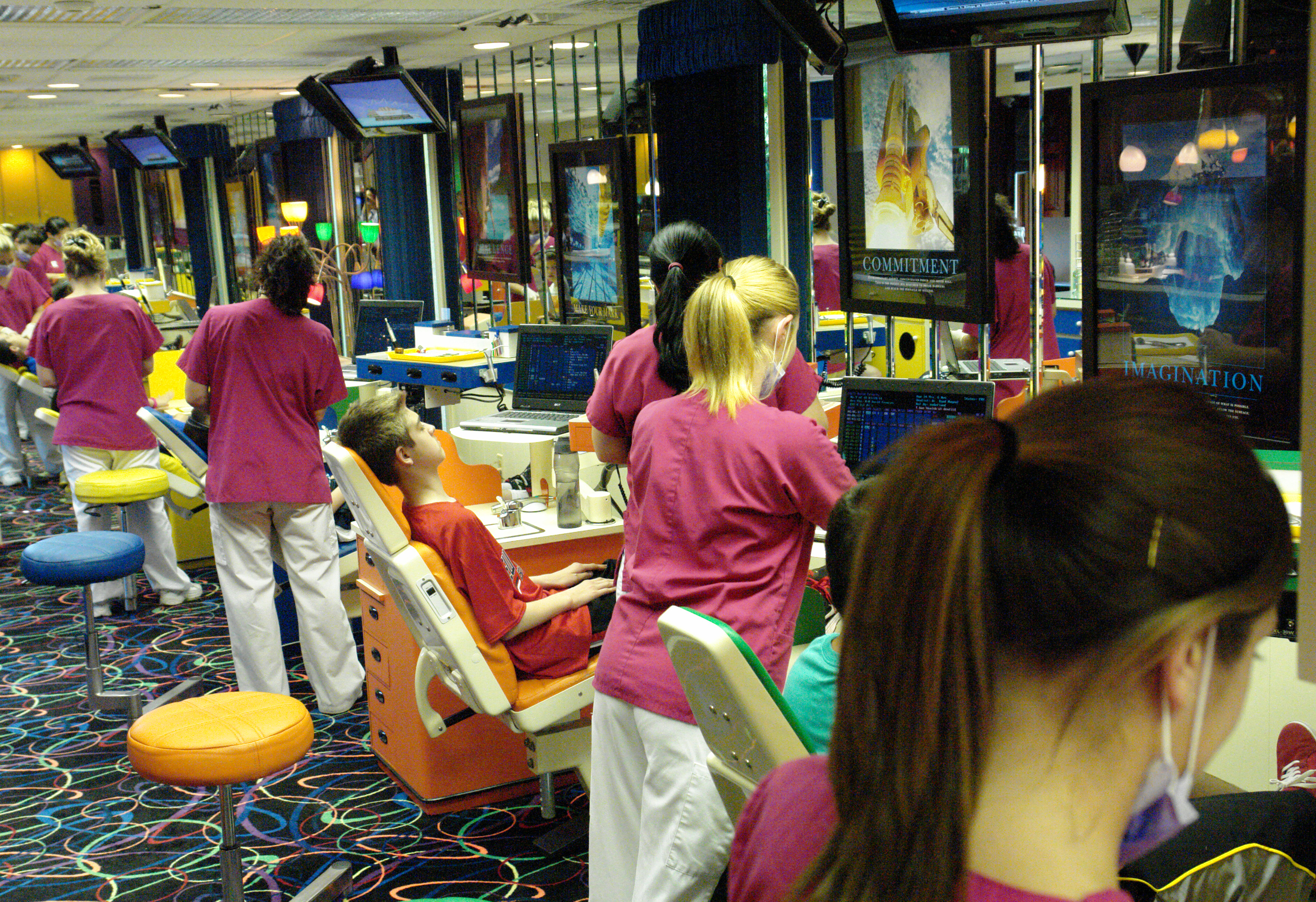 Dr. Cardarelli working with a patient