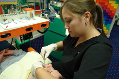 Taking care of a patient
